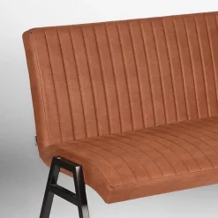 Label51 Eetkamerbanken|Eetkamerbanken|Eetkamerbank Matz Cognac Microfiber 175cm