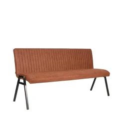 Label51 Eetkamerbanken|Eetkamerbanken|Eetkamerbank Matz Cognac Microfiber 175cm
