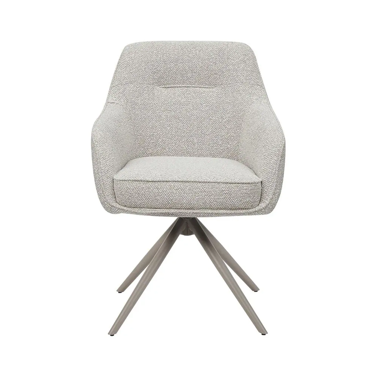 Label51 Eetkamerstoelen|Eetkamerstoel Akira Naturel Boucle met Taupe poot