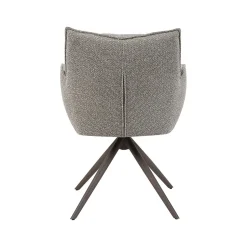 Label51 Eetkamerstoelen|Eetkamerstoel Amalfi Mushoom Boucle met Brons poot