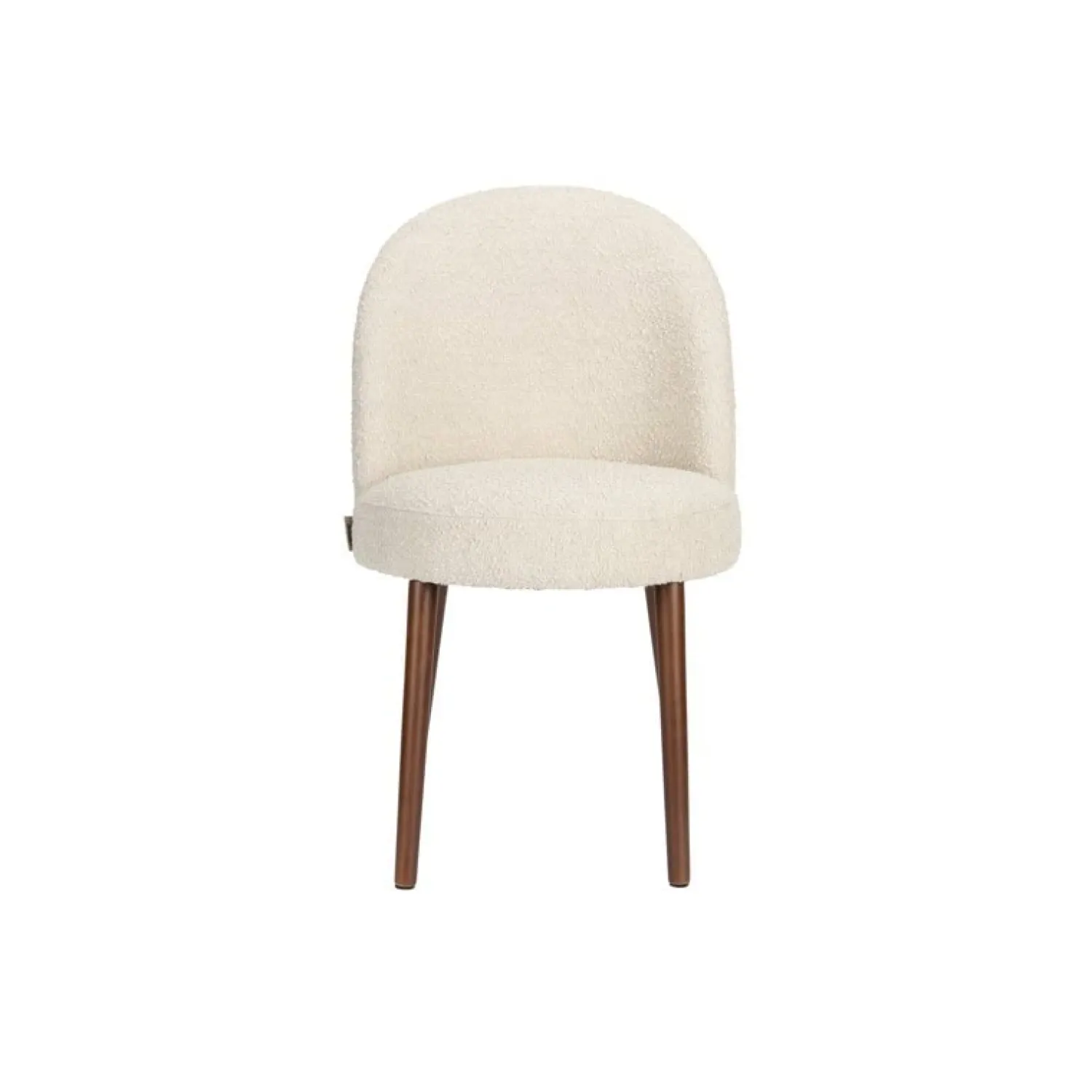 Dutchbone Eetkamerstoelen|Eetkamerstoel Barbara Boucle Beige