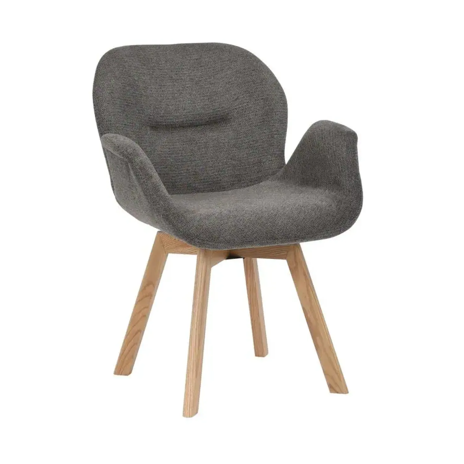 Furndea Eetkamerstoelen|Eetkamerstoel Bas Antraciet
