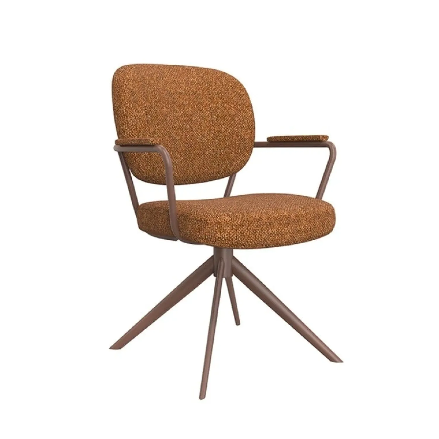 Label51 Eetkamerstoelen|Eetkamerstoel Basel Coral Boucle