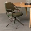 Label51 Eetkamerstoelen|Eetkamerstoel Basel Forest Boucle