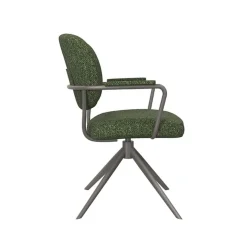 Label51 Eetkamerstoelen|Eetkamerstoel Basel Forest Boucle