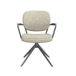 Label51 Eetkamerstoelen|Eetkamerstoel Basel Naturel Boucle