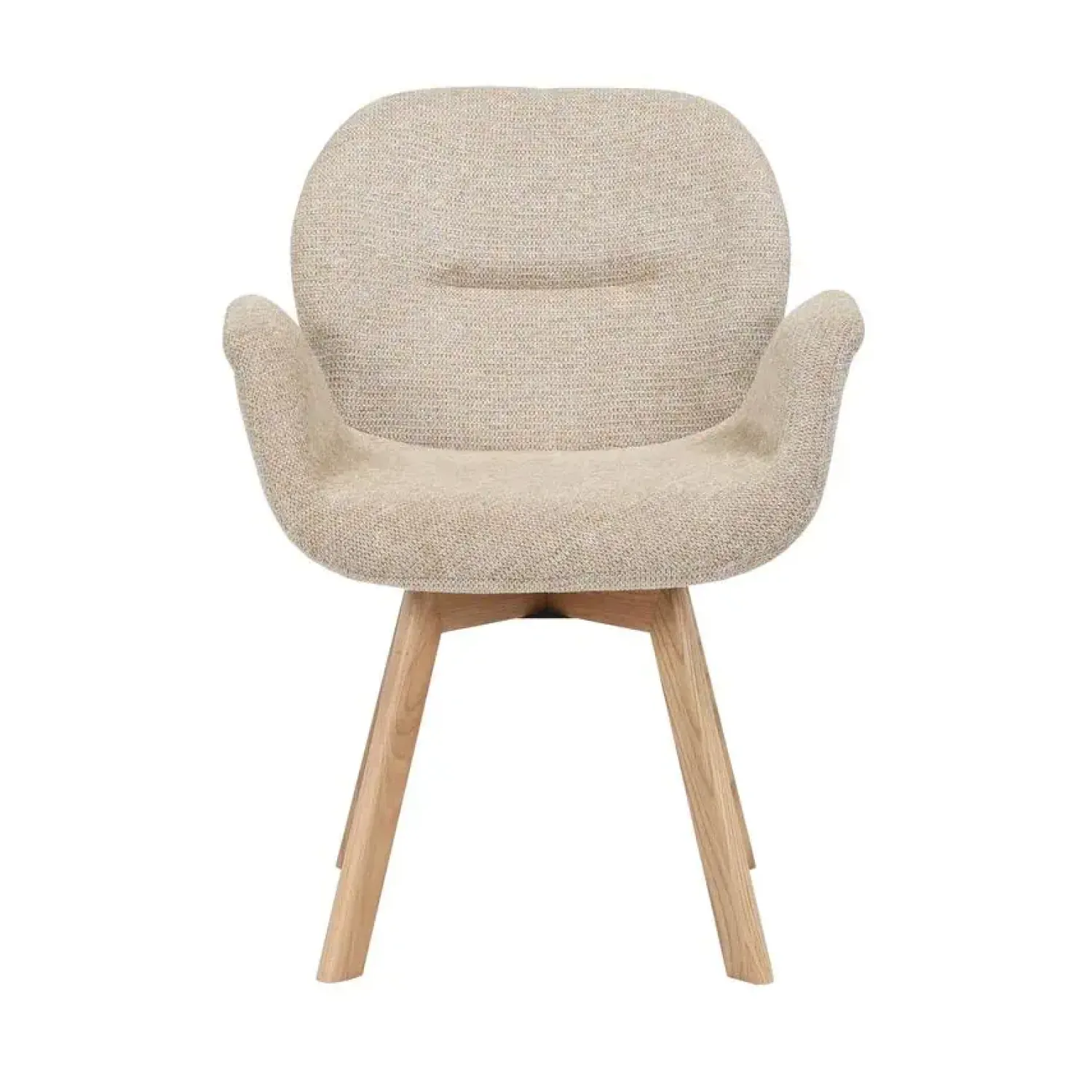 Furndea Eetkamerstoelen|Eetkamerstoel Bas Lichtbruin