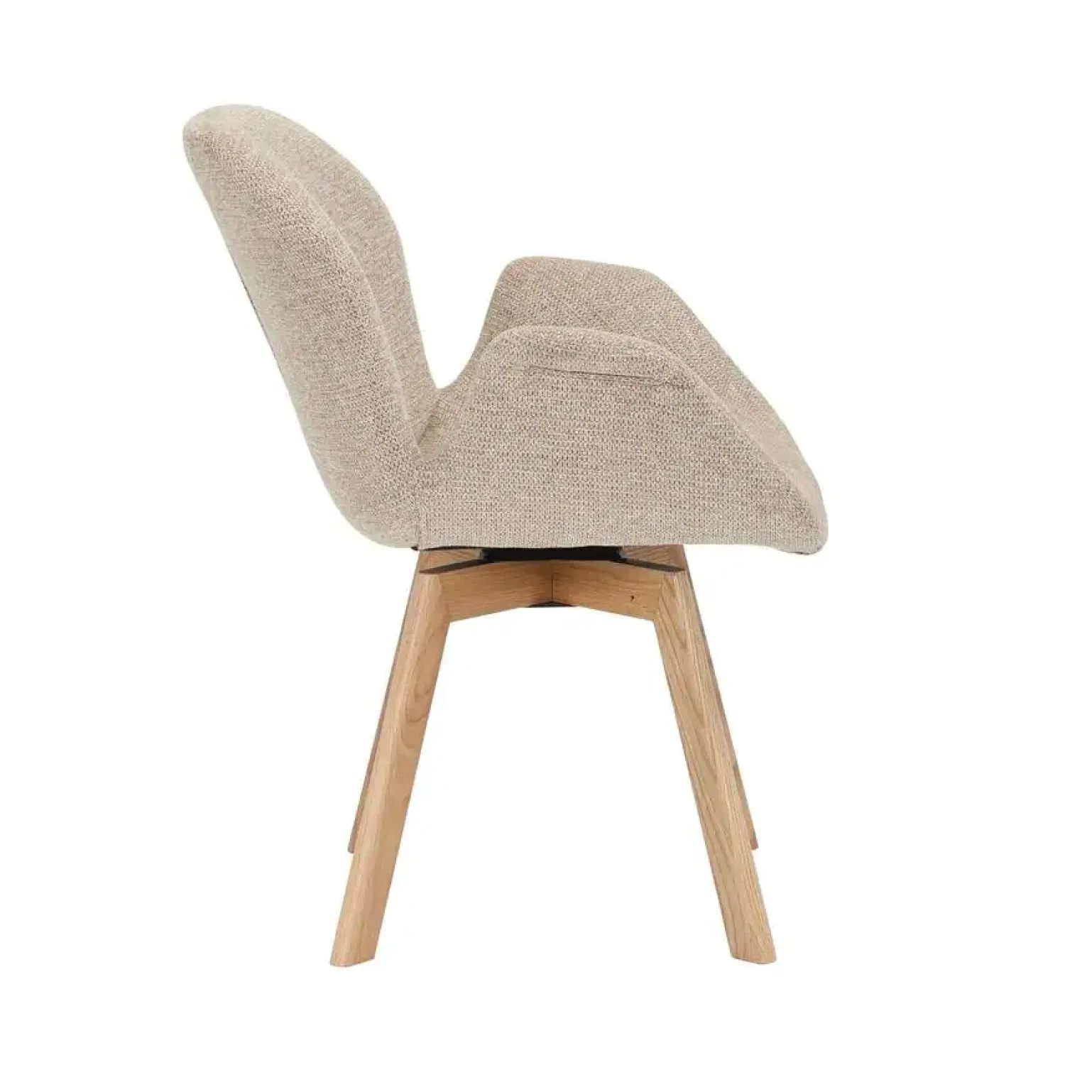 Furndea Eetkamerstoelen|Eetkamerstoel Bas Lichtbruin