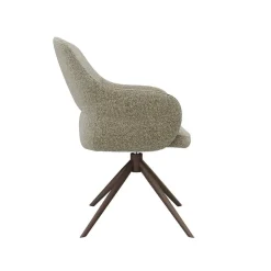 Label51 Eetkamerstoelen|Eetkamerstoel Bern Grijs Boucle
