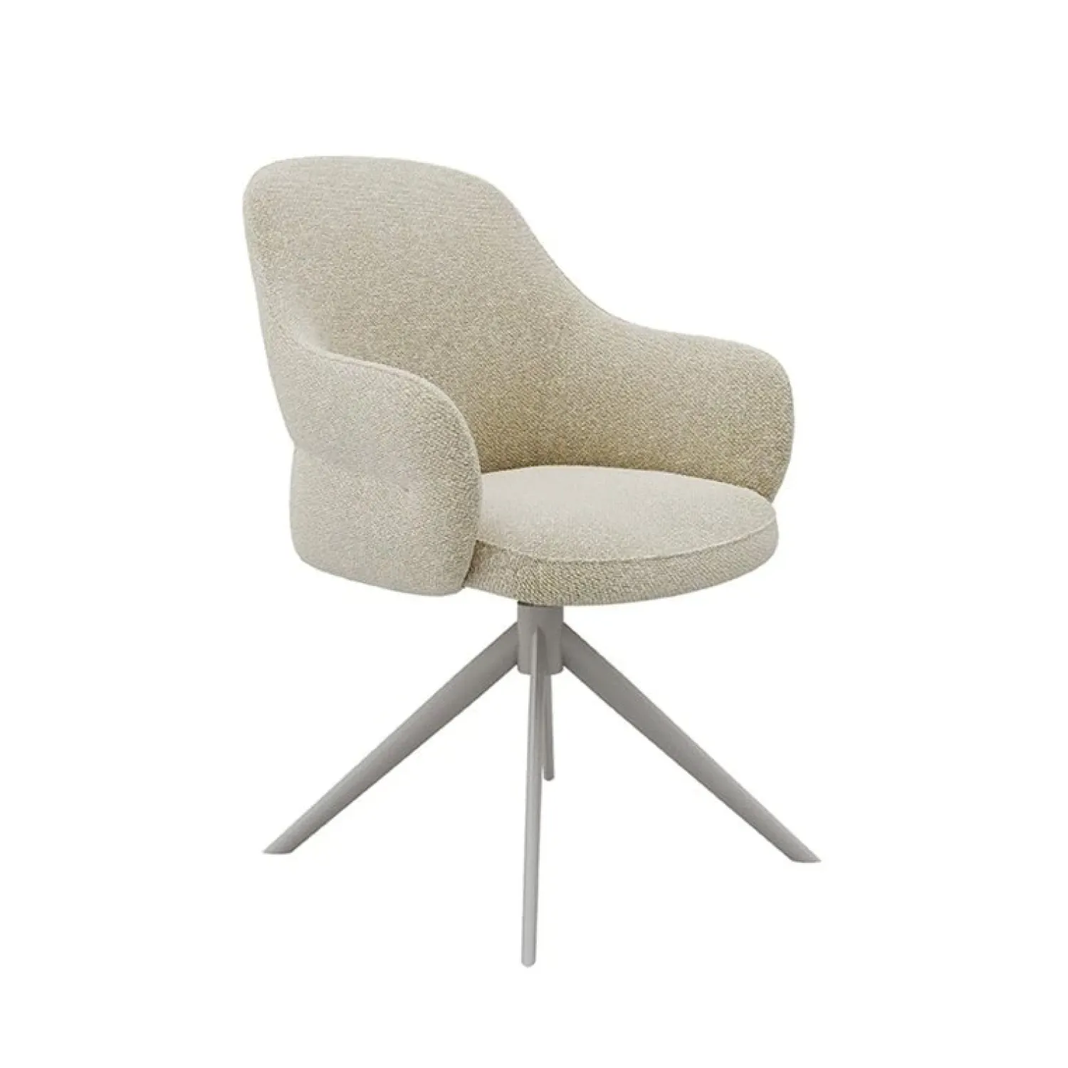Label51 Eetkamerstoelen|Eetkamerstoel Bern Naturel Boucle