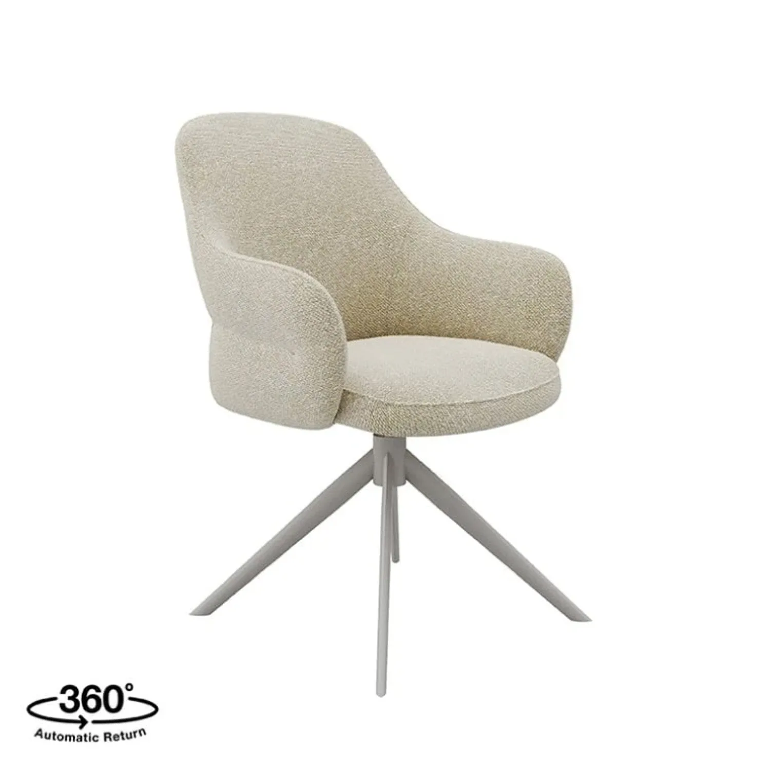 Label51 Eetkamerstoelen|Eetkamerstoel Bern Naturel Boucle