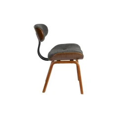 Dutchbone Eetkamerstoelen|Eetkamerstoel Blackwood Antraciet