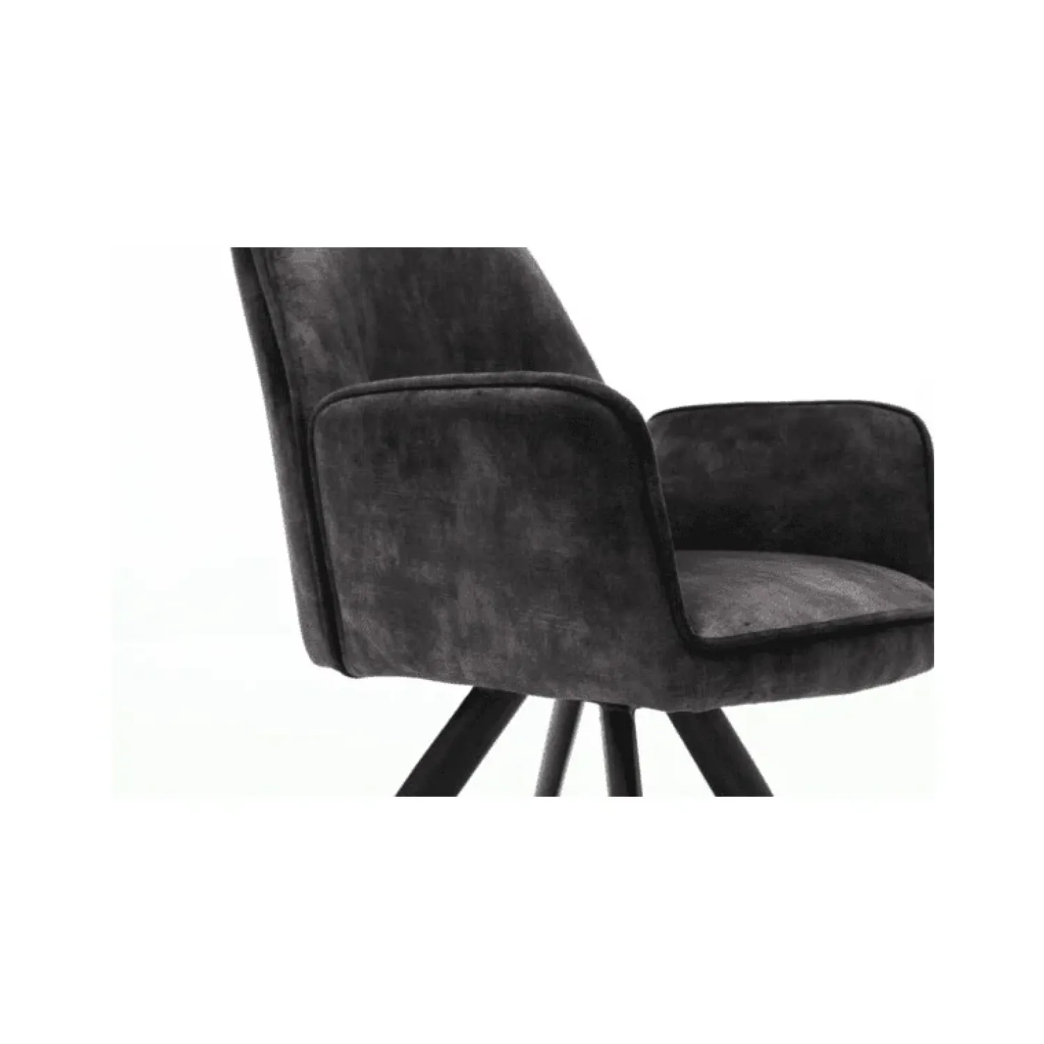 Furndea Eetkamerstoelen|Eetkamerstoel Brigitte Antraciet