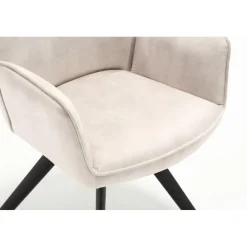 Furndea Eetkamerstoelen|Eetkamerstoel Brigitte Champagne