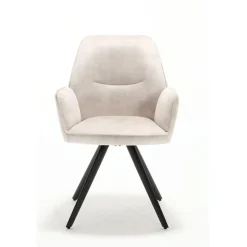 Furndea Eetkamerstoelen|Eetkamerstoel Brigitte Champagne