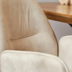 Furndea Eetkamerstoelen|Eetkamerstoel Brigitte Champagne