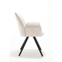 Furndea Eetkamerstoelen|Eetkamerstoel Brigitte Champagne