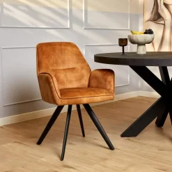 Furndea Eetkamerstoelen|Eetkamerstoel Brigitte Gold