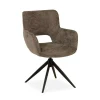 Maison Madera Eetkamerstoelen|Eetkamerstoel Caro Taupe