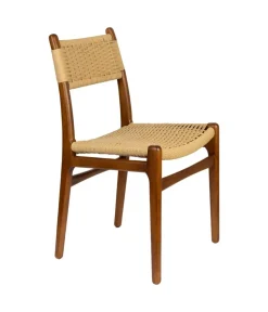 Dutchbone Eetkamerstoelen|Eetkamerstoel Cecile 47cm