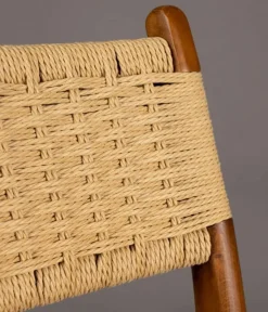Dutchbone Eetkamerstoelen|Eetkamerstoel Cecile 47cm