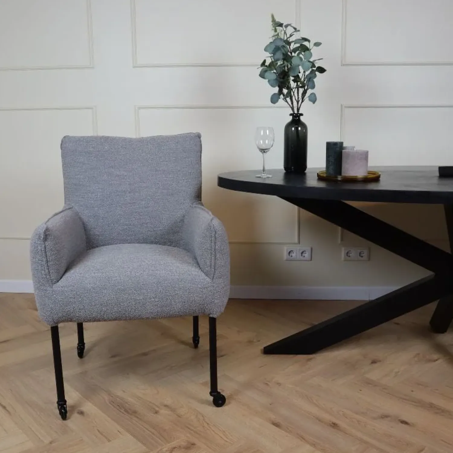 Cavetown Eetkamerstoelen|Eetkamerstoel Chiara