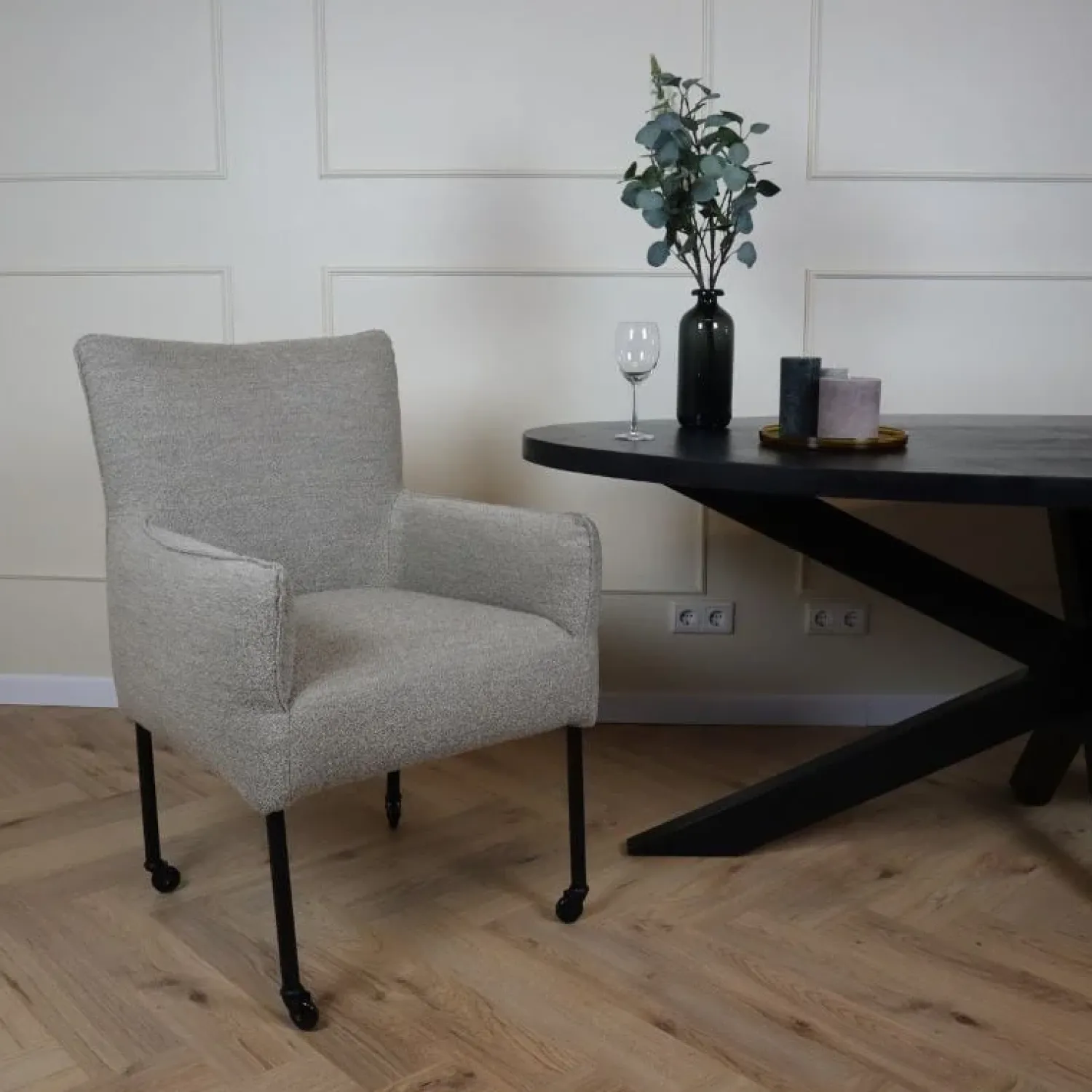 Cavetown Eetkamerstoelen|Eetkamerstoel Chiara