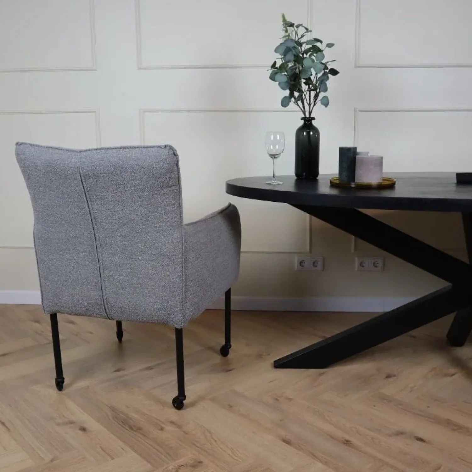 Cavetown Eetkamerstoelen|Eetkamerstoel Chiara