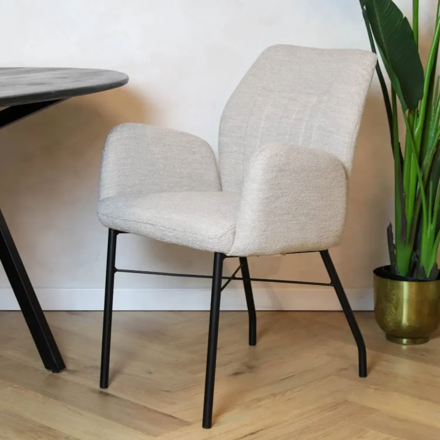 Ease Living Eetkamerstoelen|Eetkamerstoel Devin