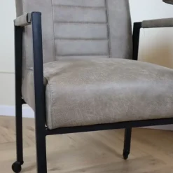 Cavetown Eetkamerstoelen|Eetkamerbanken|Eetkamerstoel Emilio vierkant frame