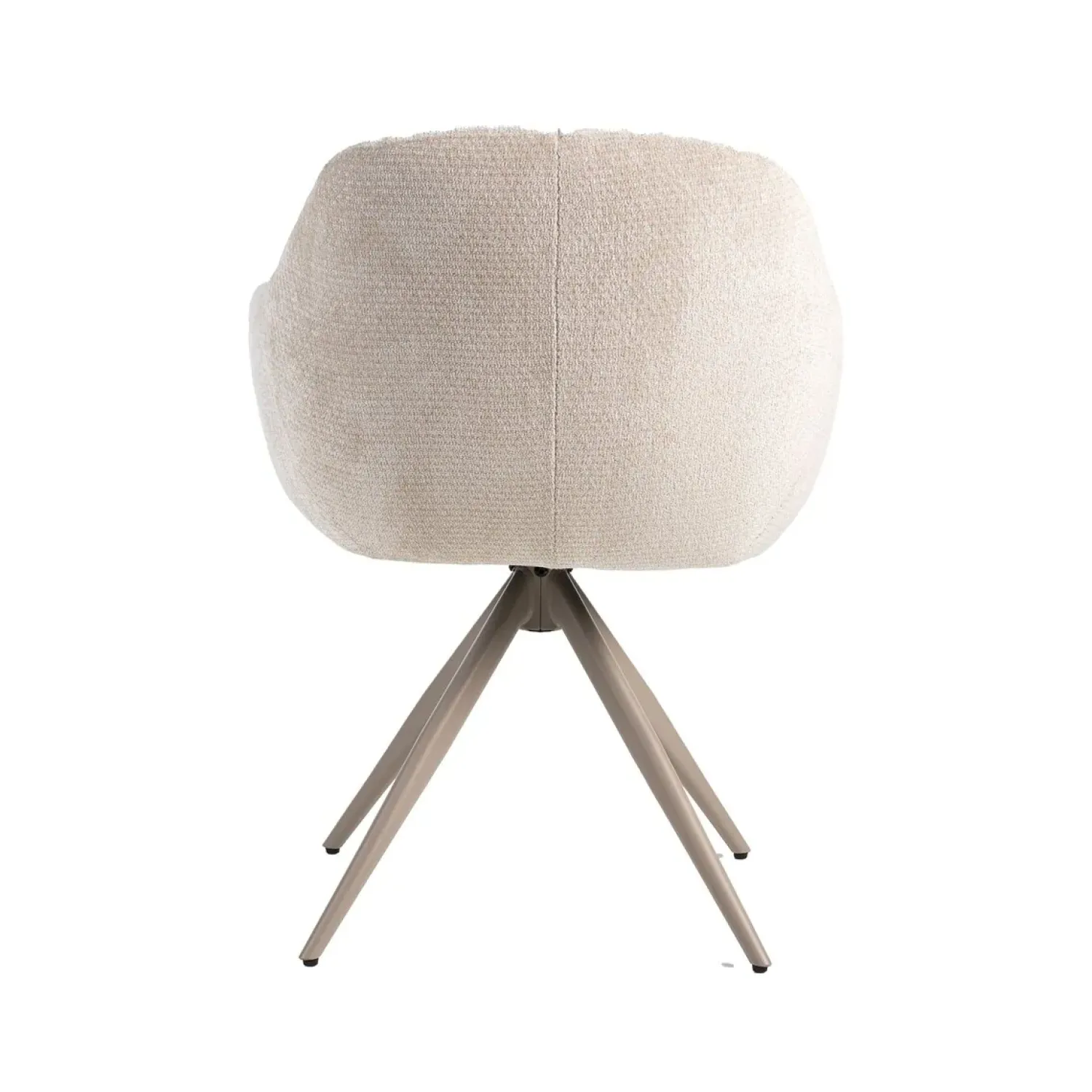 Label51 Eetkamerstoelen|Eetkamerstoel Esma Naturel Taupe poot