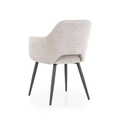 Eleonora Eetkamerstoelen|Eetkamerstoel Esmee Beige 58cm
