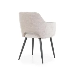 Eleonora Eetkamerstoelen|Eetkamerstoel Esmee Beige 58cm