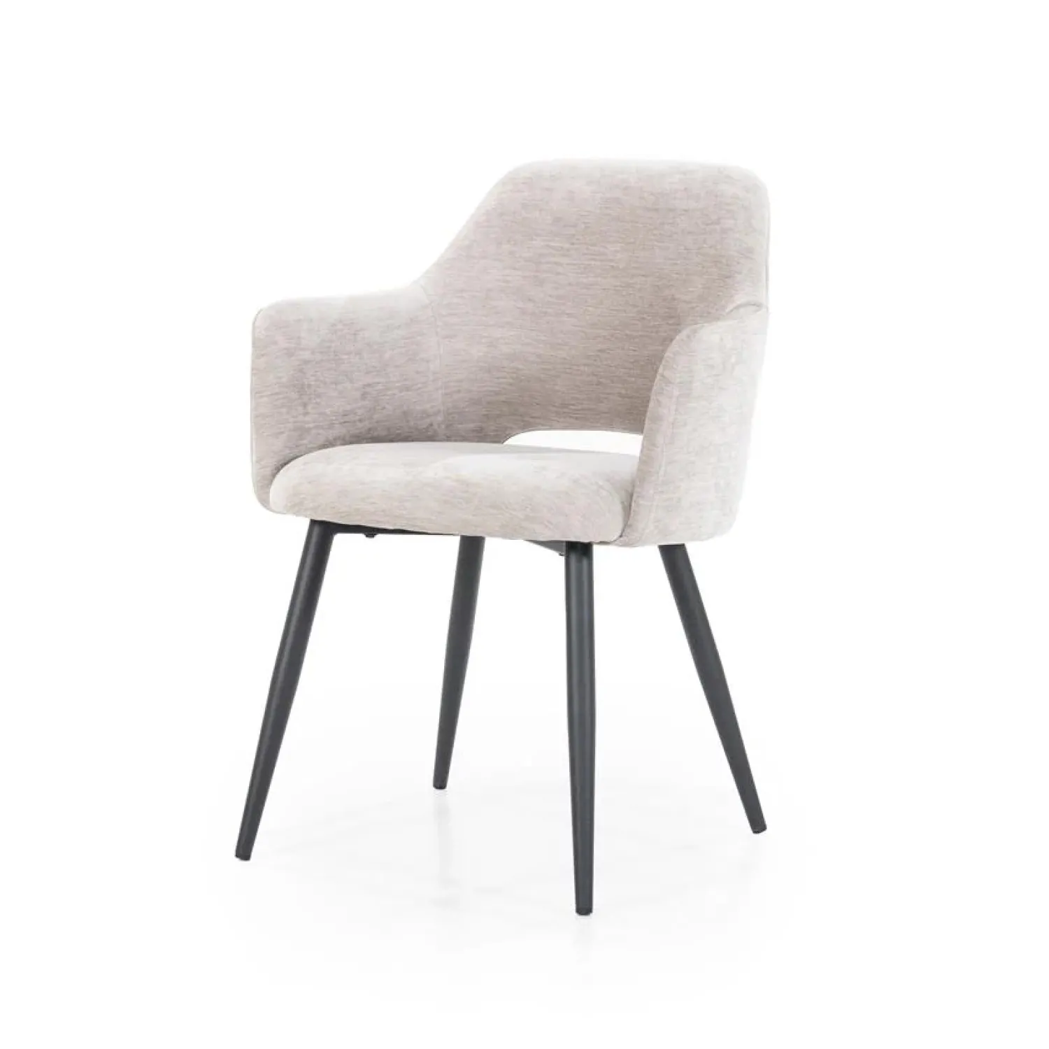 Eleonora Eetkamerstoelen|Eetkamerstoel Esmee Beige 58cm