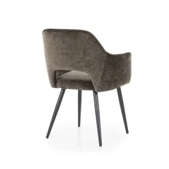 Eleonora Eetkamerstoelen|Eetkamerstoel Esmee Bruin 58cm