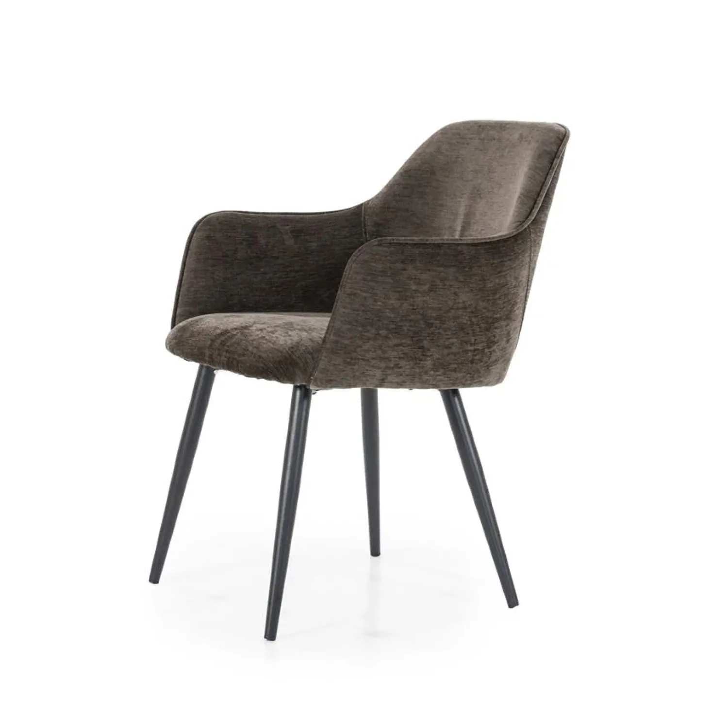Eleonora Eetkamerstoelen|Eetkamerstoel Esmee Bruin 58cm