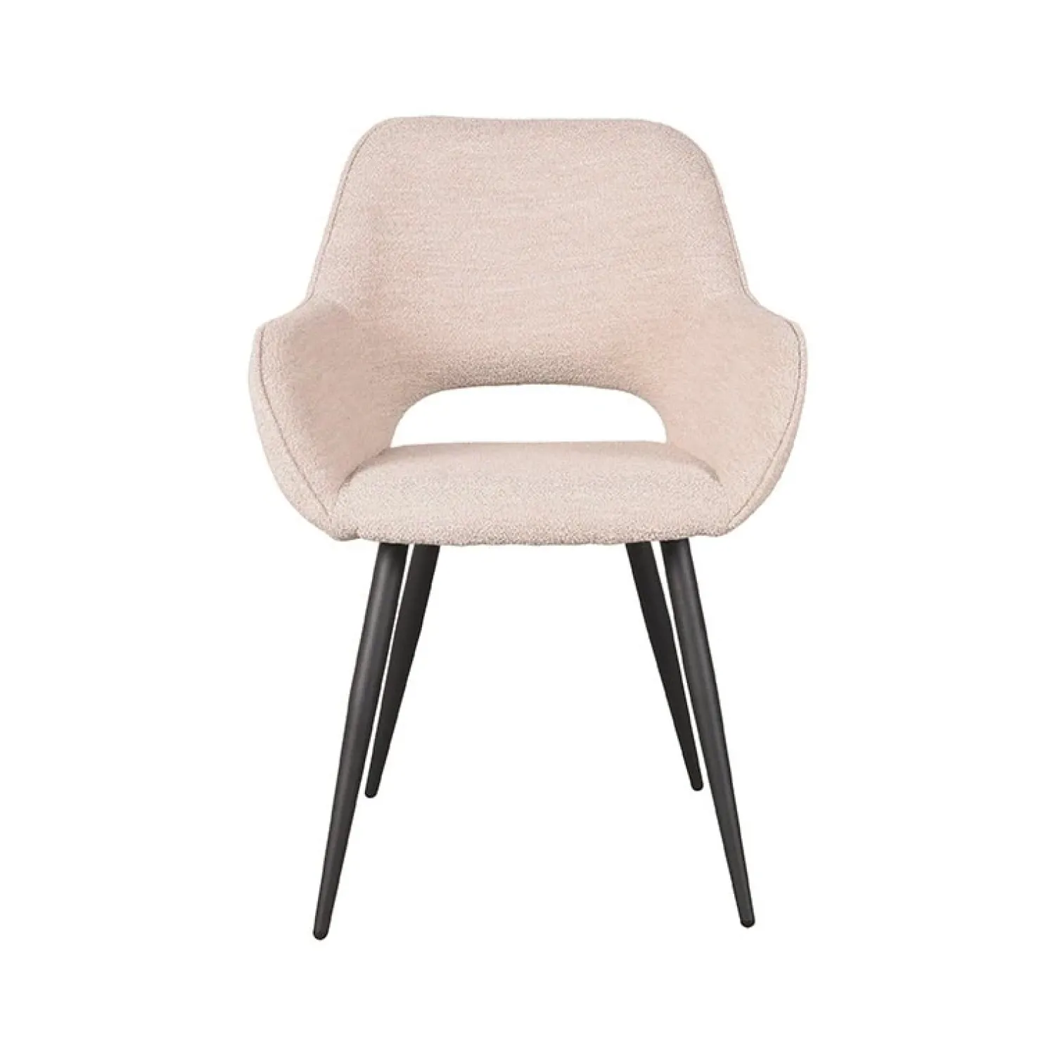 Label51 Eetkamerstoelen|Eetkamerstoel Fer Naturel Boucle (Showroommodel)