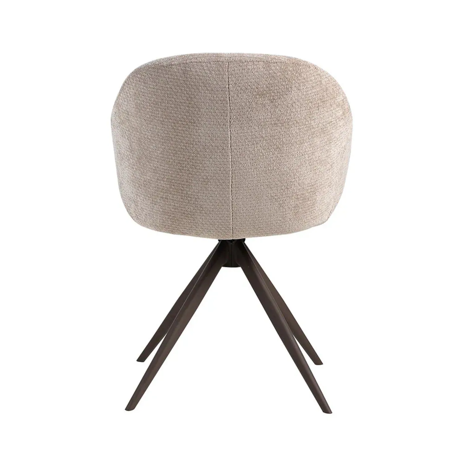 Label51 Eetkamerstoelen|Eetkamerstoel Fiby Clay met Brons poot