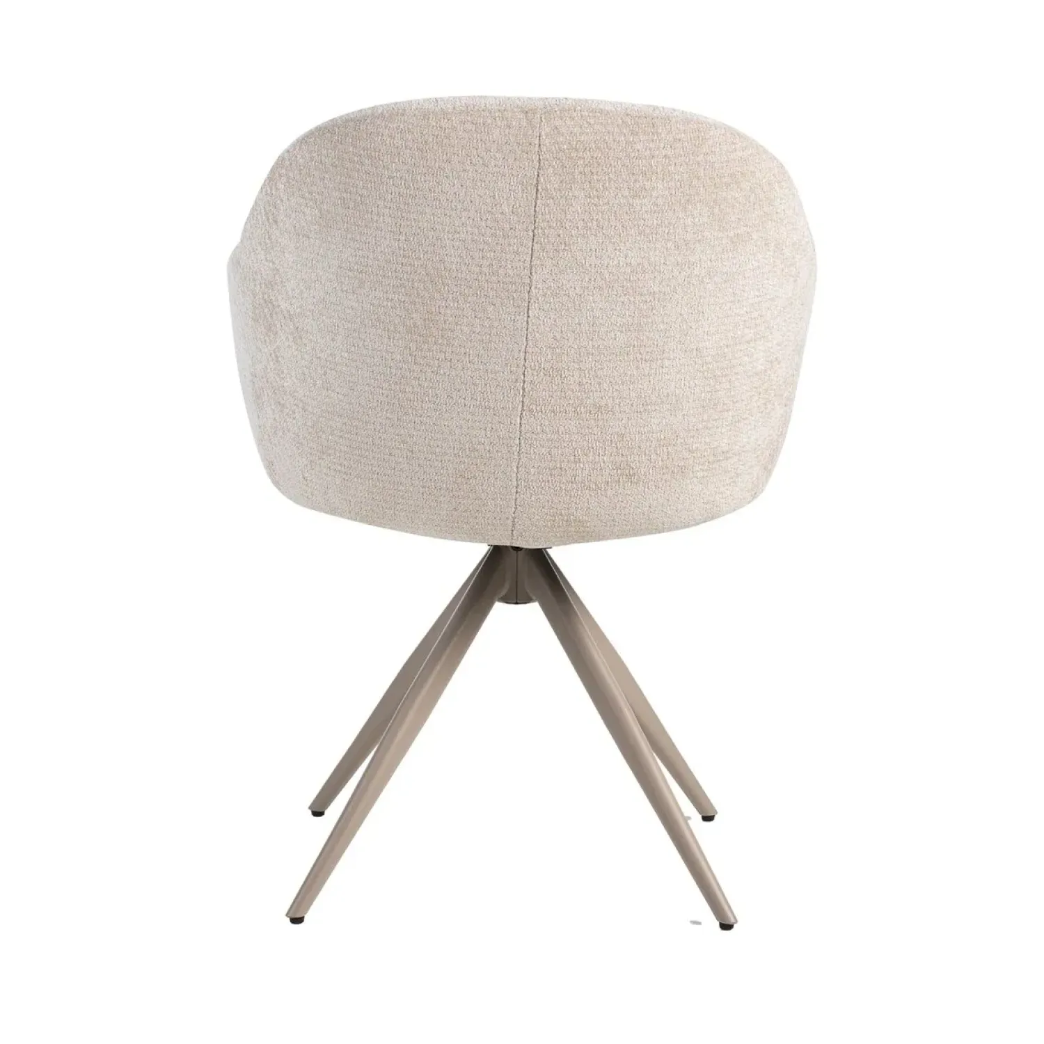 Label51 Eetkamerstoelen|Eetkamerstoel Fiby Naturel met Taupe poot