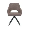 Label51 Eetkamerstoelen|Eetkamerstoel Finley Bruin Boucle