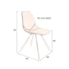 Dutchbone Eetkamerstoelen|Eetkamerstoel Franky Zwart