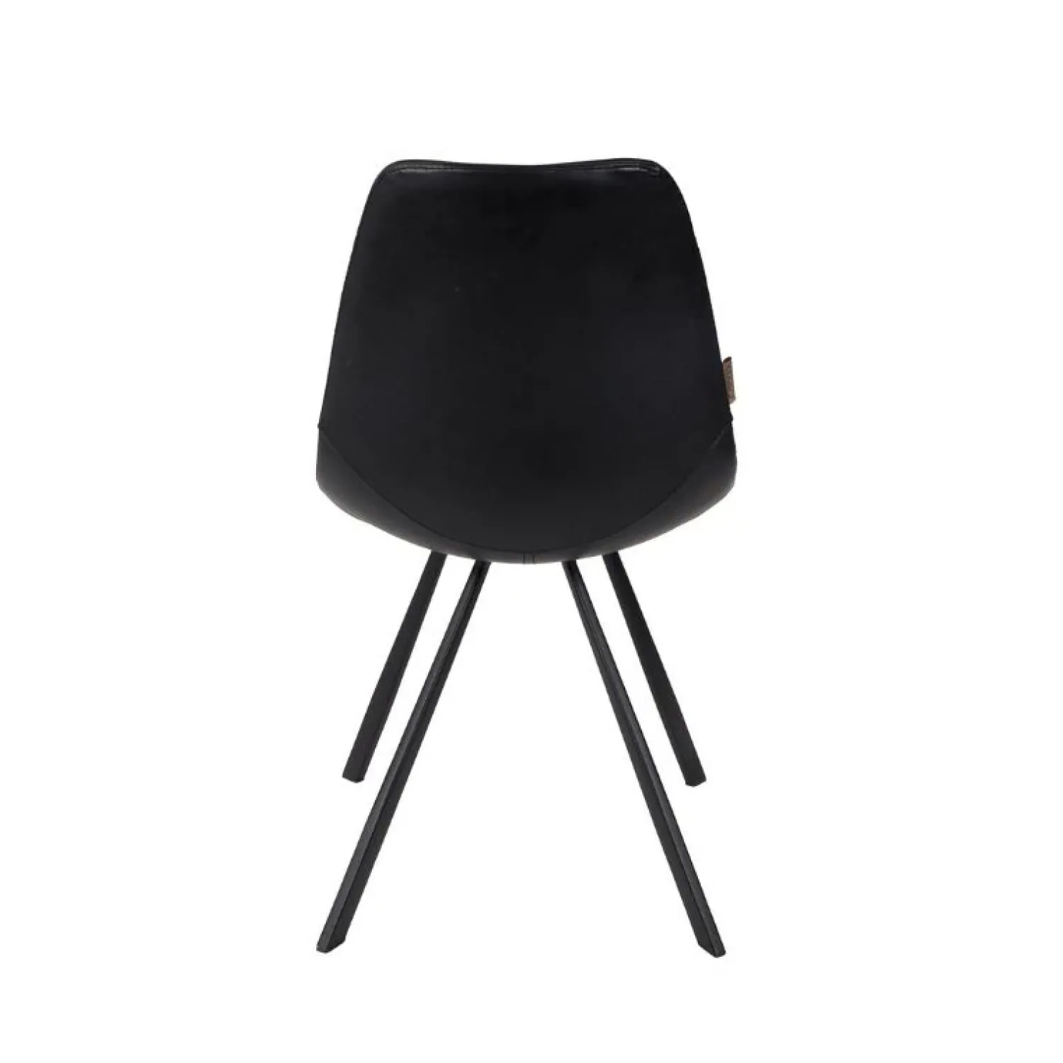 Dutchbone Eetkamerstoelen|Eetkamerstoel Franky Zwart