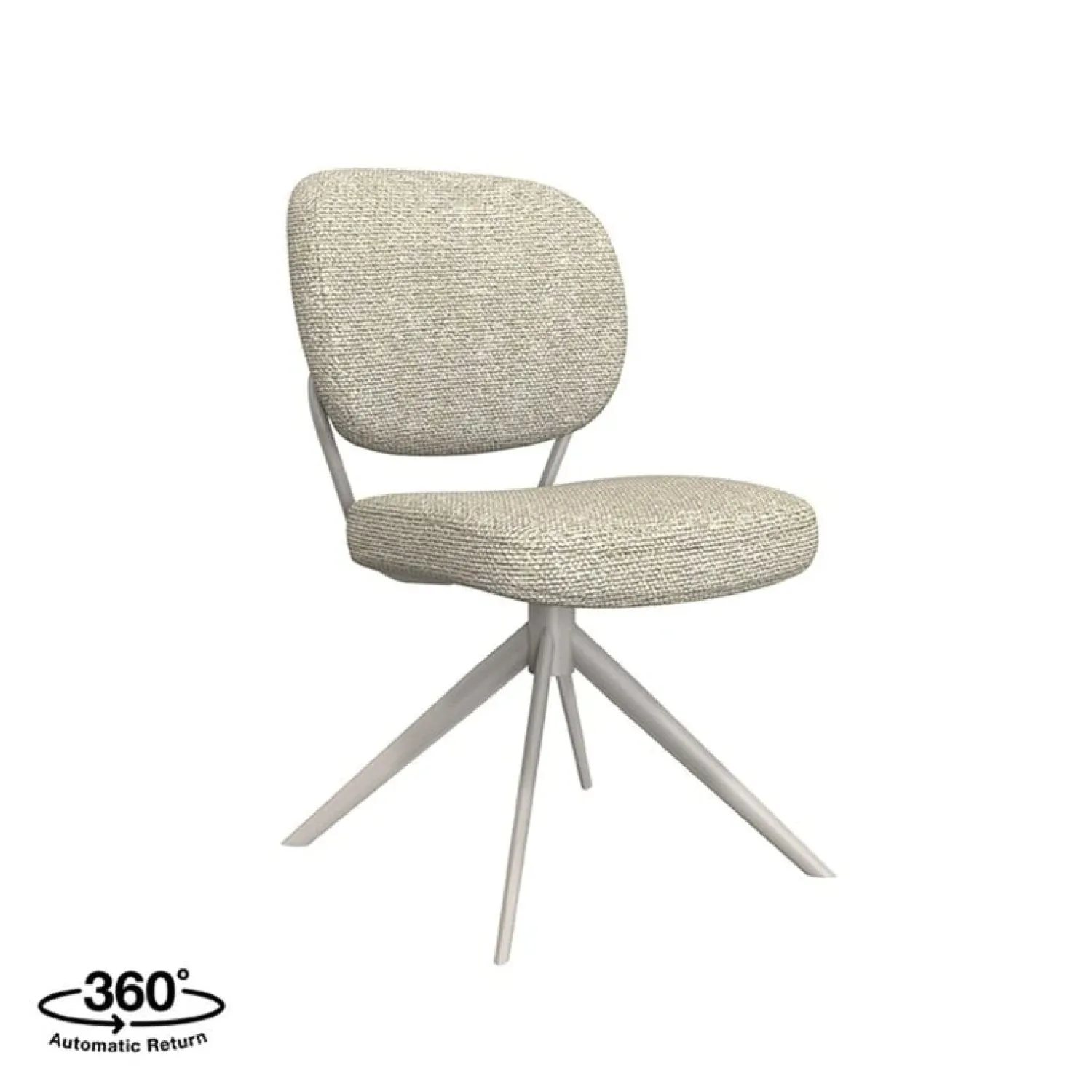 Label51 Eetkamerstoelen|Eetkamerstoel Geneva Naturel Boucle