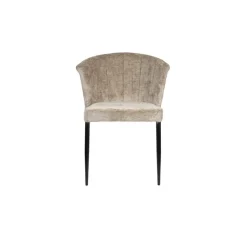 Dutchbone Eetkamerstoelen|Eetkamerstoel Georgia Beige