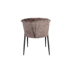 Dutchbone Eetkamerstoelen|Eetkamerstoel Georgia Paars