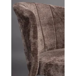 Dutchbone Eetkamerstoelen|Eetkamerstoel Georgia Paars