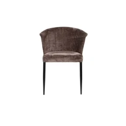 Dutchbone Eetkamerstoelen|Eetkamerstoel Georgia Paars