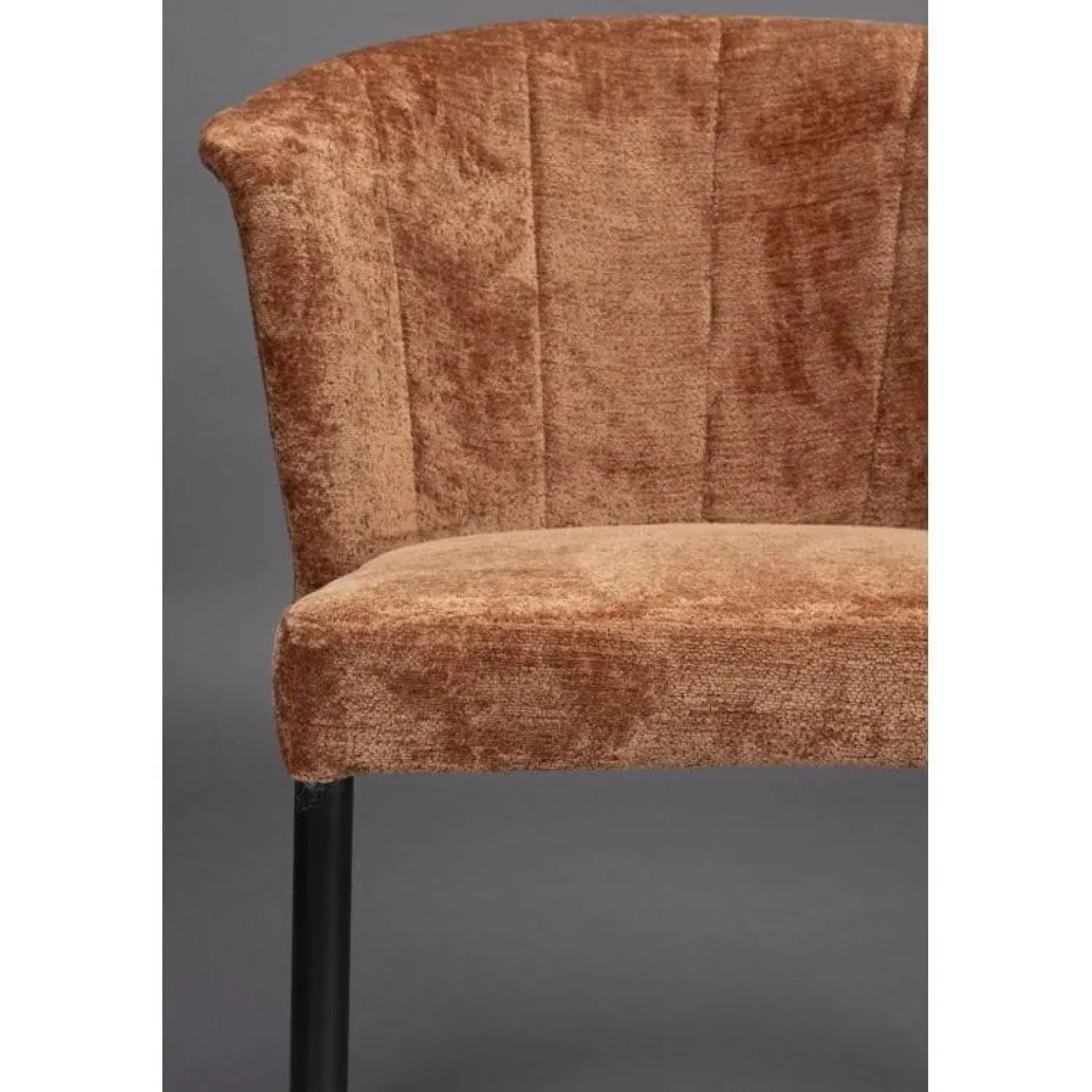 Dutchbone Eetkamerstoelen|Eetkamerstoel Georgia Terracotta
