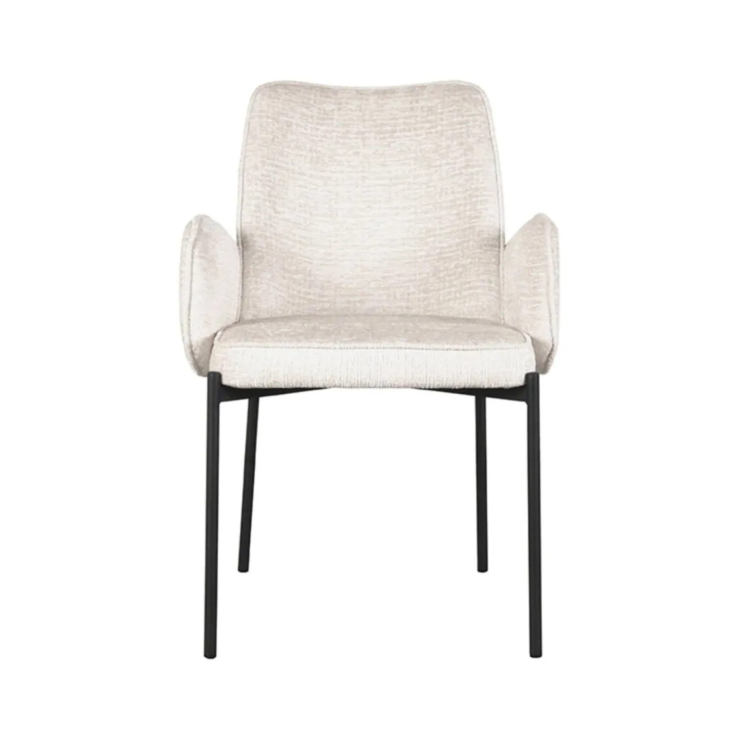 Label51 Eetkamerstoelen|Eetkamerstoel Joni Crème Fluweel (showroommodel)
