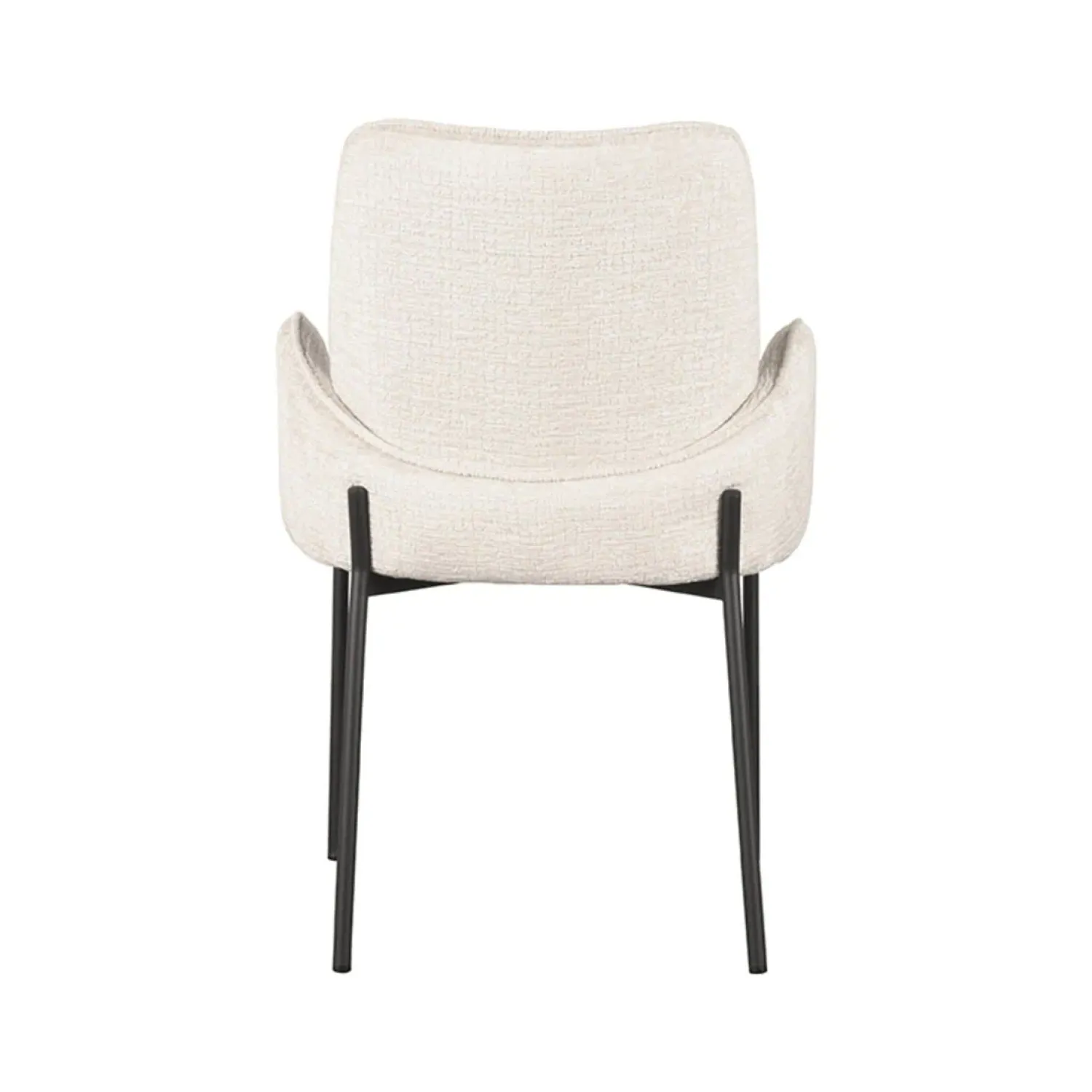 Label51 Eetkamerstoelen|Eetkamerstoel Joni Crème Fluweel (showroommodel)